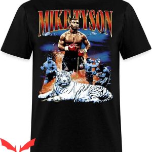 Vintage Mike Tyson T-Shirt Mike Tyson White Tiger