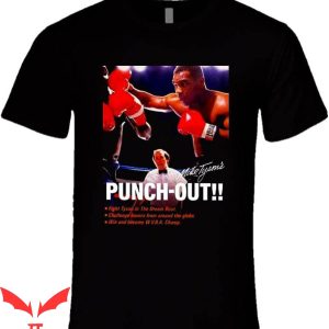 Vintage Mike Tyson T-Shirt Punch Out Box Art Video Game