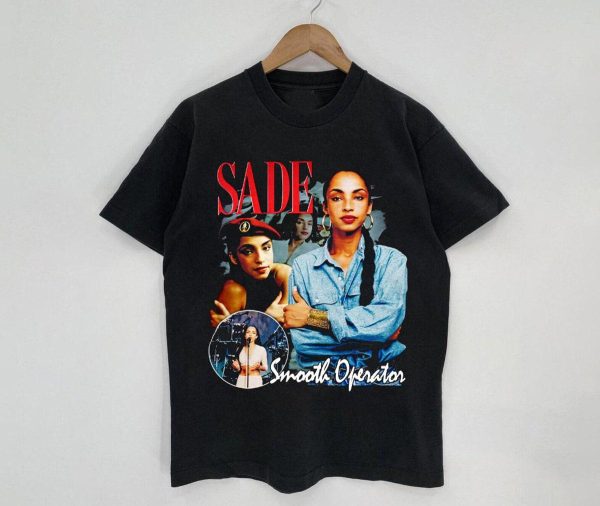 Vintage Sade Smooth Operation Graphic Unisex T-shirt – Apparel, Mug, Home Decor – Perfect Gift For Everyone