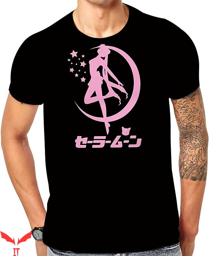 Vintage Sailor Moon T-Shirt Pengzitou Print Graphic Trending Vintage Sailor Moon T-Shirt Pengzitou Print Graphic Trending