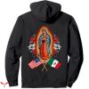 Virgin Mary Hoodie Mexican American Flag