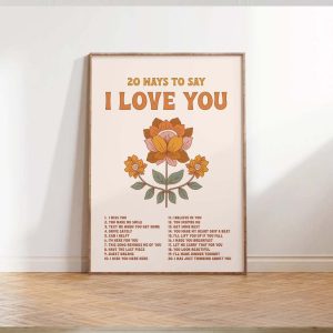 Ways To Say I Love You Best Poster