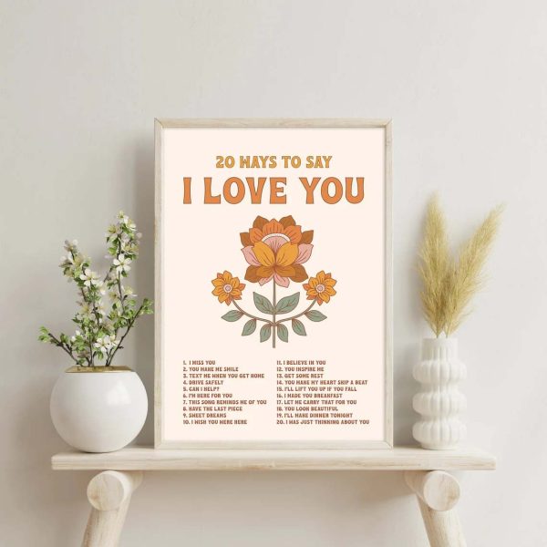 Ways To Say I Love You Best Poster