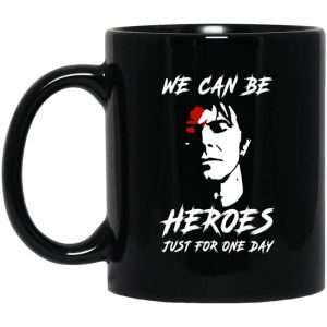 We Can Be Heroes Just For One Day – David Bowie Mug