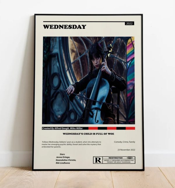 Wednesday TV Show Wednesday Addams Best Poster