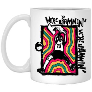 We’re Jammin’ Bob Marley Michael Jordan 23 Mug