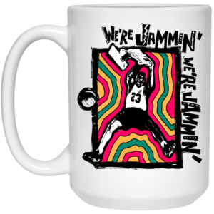 Were Jammin Bob Marley Michael Jordan 23 Mug 4