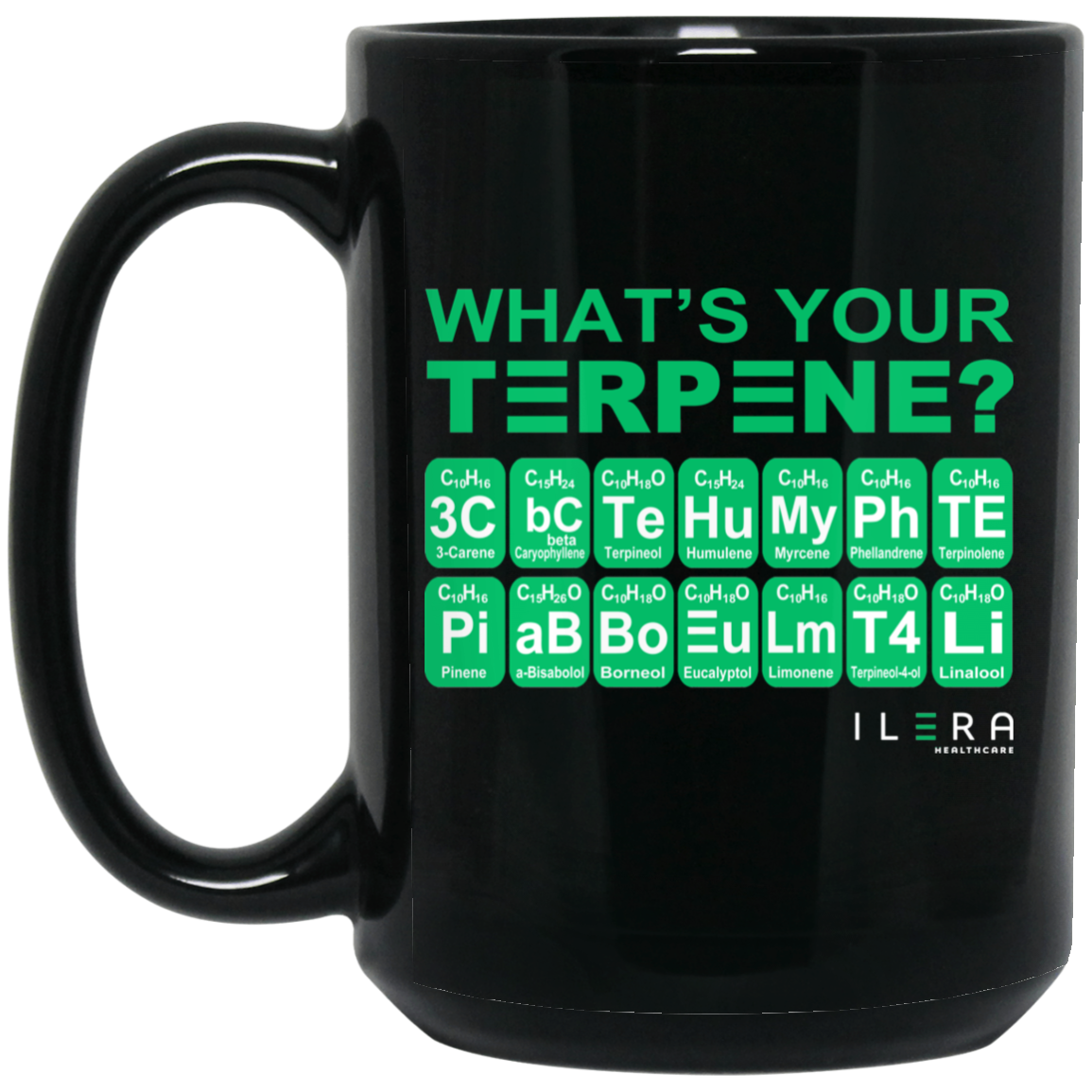 What's Your Terpene Ilera Healthcare Mug What's Your Terpene Ilera Healthcare Mug