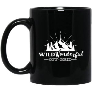 Wild Wonderful Off Grid Logo Mug