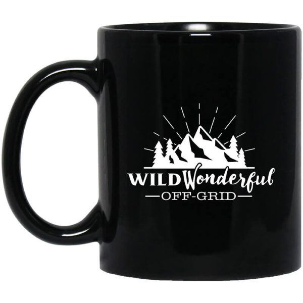 Wild Wonderful Off Grid Logo Mug