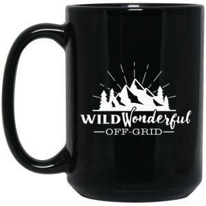 Wild Wonderful Off Grid Logo Mug