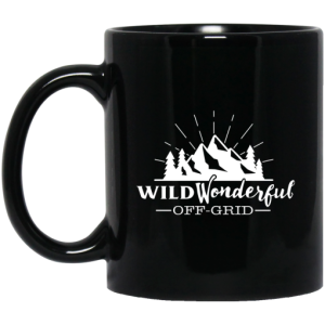 Wild Wonderful Off Grid Logo Mug 3