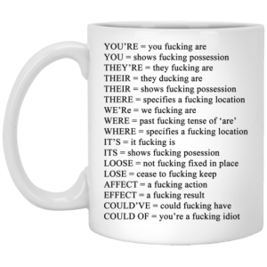 Youre You Fucking Are Mug 3