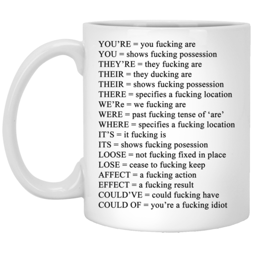 You're You Fucking Are Mug You're You Fucking Are Mug