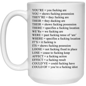 Youre You Fucking Are Mug 4