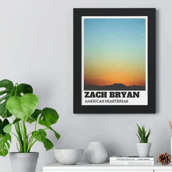 Zach Bryan American Heartbreak Full Album Lyrics Printable Poster