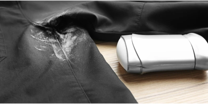 how to remove deodorant stains from black shirts quickly