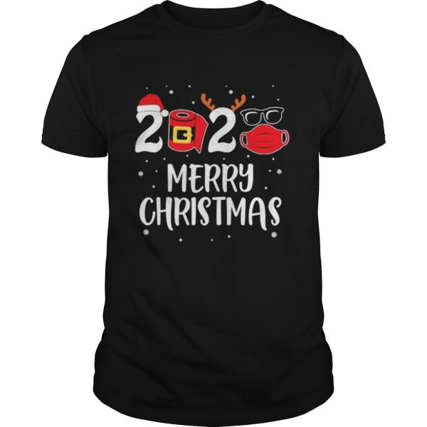 2020 Merry Christmas Santa Reindeer Face Mask shirt