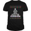 2020 Premier Noel Avec Mon Nouveau Mari Canon Ugly Christmas shirt