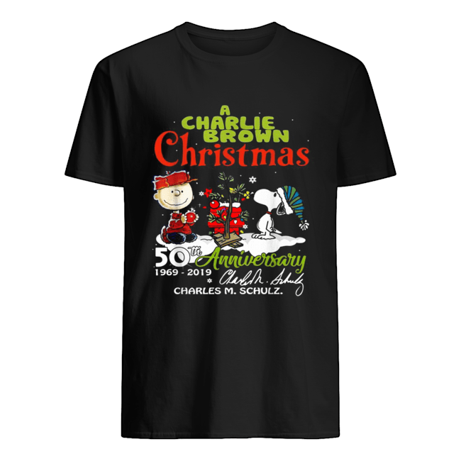 A Charlie Brown Christmas 50th Anniversary 1969-2019 signature shirt A Charlie Brown Christmas 50th Anniversary 1969-2019 signature shirt