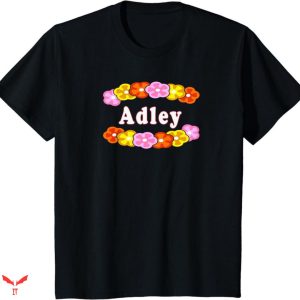 A For Adley T-shirt Flower
