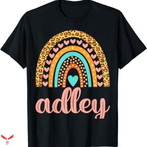 A For Adley T-shirt Rainbow