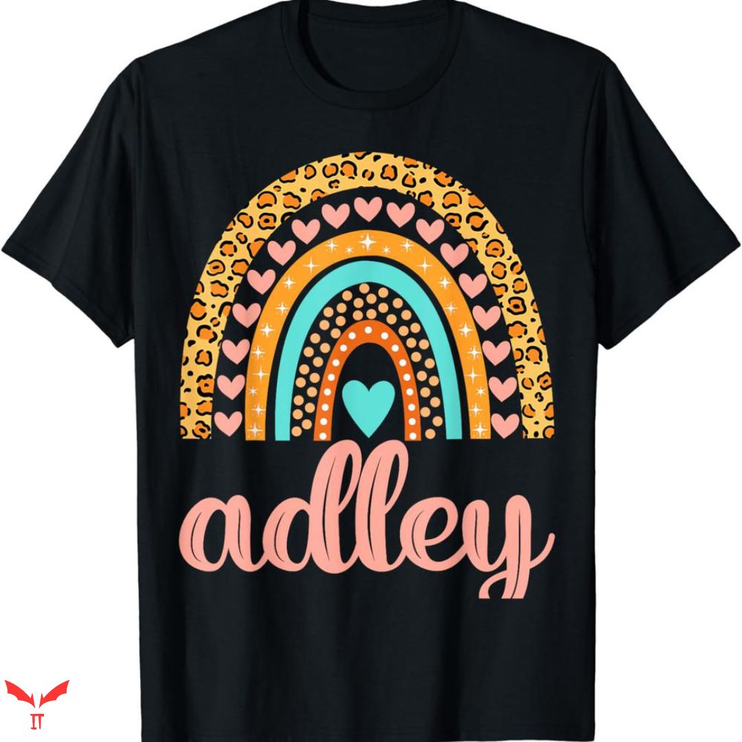 A For Adley T-shirt Rainbow A For Adley T-shirt Rainbow