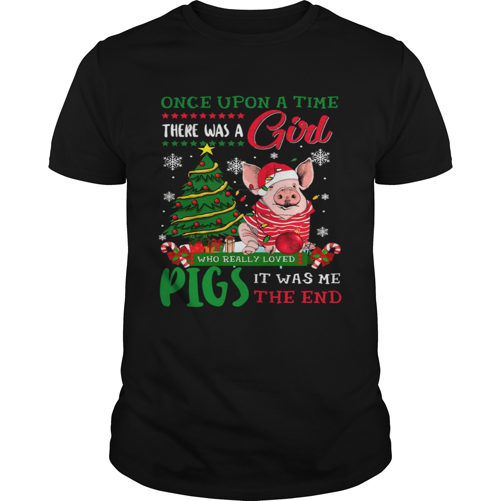 A Girl Love Pig Christmas Pig Lover Christmas shirt A Girl Love Pig Christmas Pig Lover Christmas shirt