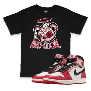 AJ1 High OG Next Chapter I Anti-Social Bear Sneaker Matching T-Shirt