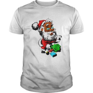 African American Santa Claus Christmas shirt