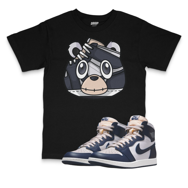 Air Jordan 1 ’85 Georgetown I Shoe Bear Tee