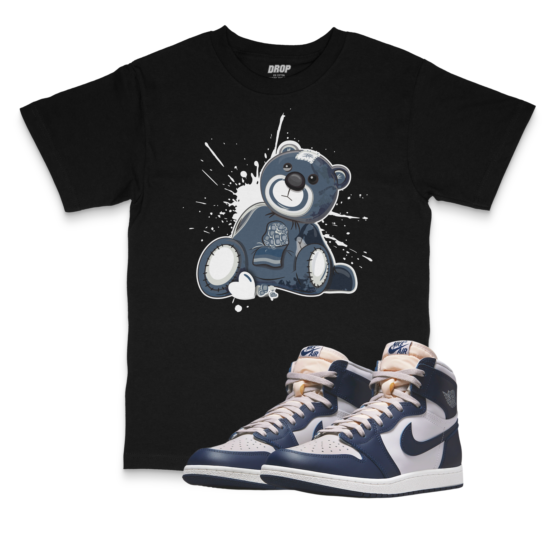Air Jordan 1 '85 Georgetown l Bear Tee Air Jordan 1 '85 Georgetown l Bear Tee
