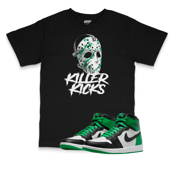 Air Jordan 1 High OG Celtics I Killer Kicks Sneaker Matching T-Shirt