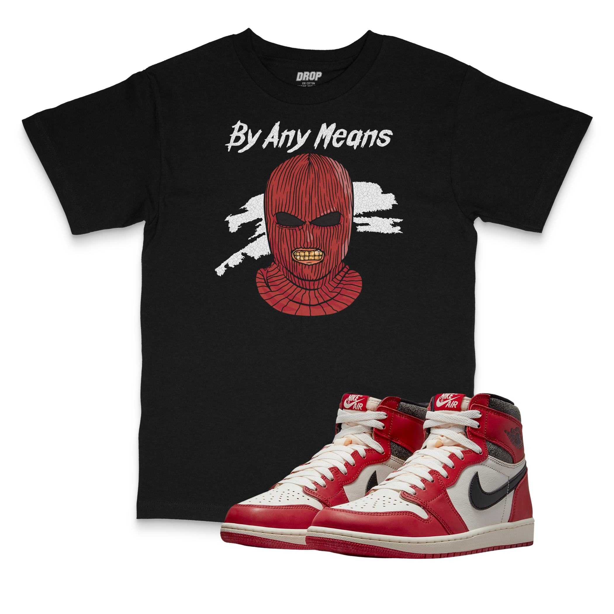 Air Jordan 1 High OG Lost & Found I By Any Means T-Shirt Air Jordan 1 High OG Lost & Found I By Any Means T-Shirt