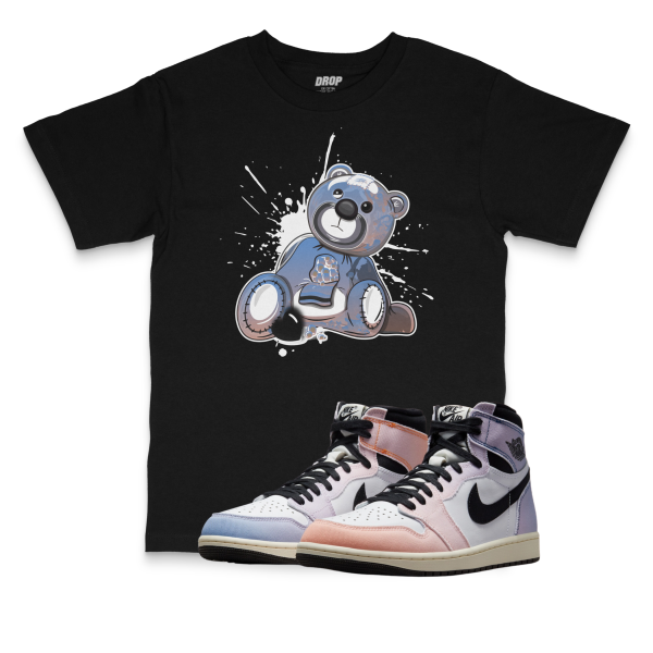 Air Jordan 1 High OG Skyline I Bear Sneaker Matching T-Shirt