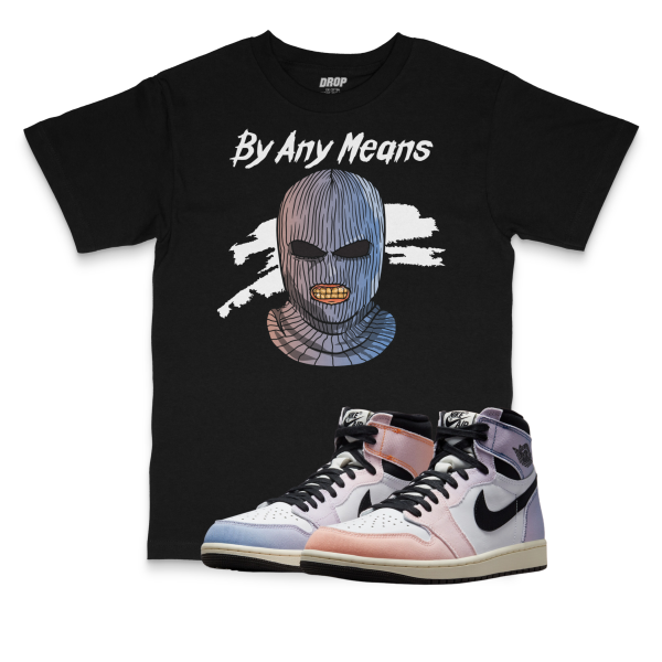 Air Jordan 1 High OG Skyline I By Any Means Sneaker Matching T-Shirt