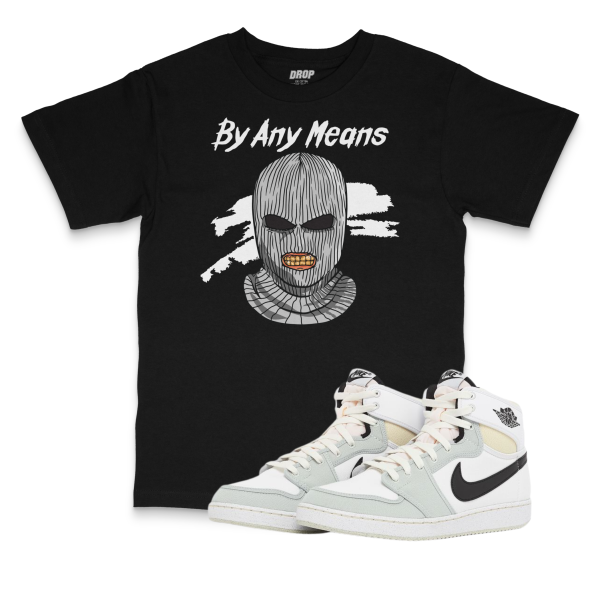 Air Jordan 1 KO Grey Fog I By Any Means T-Shirt