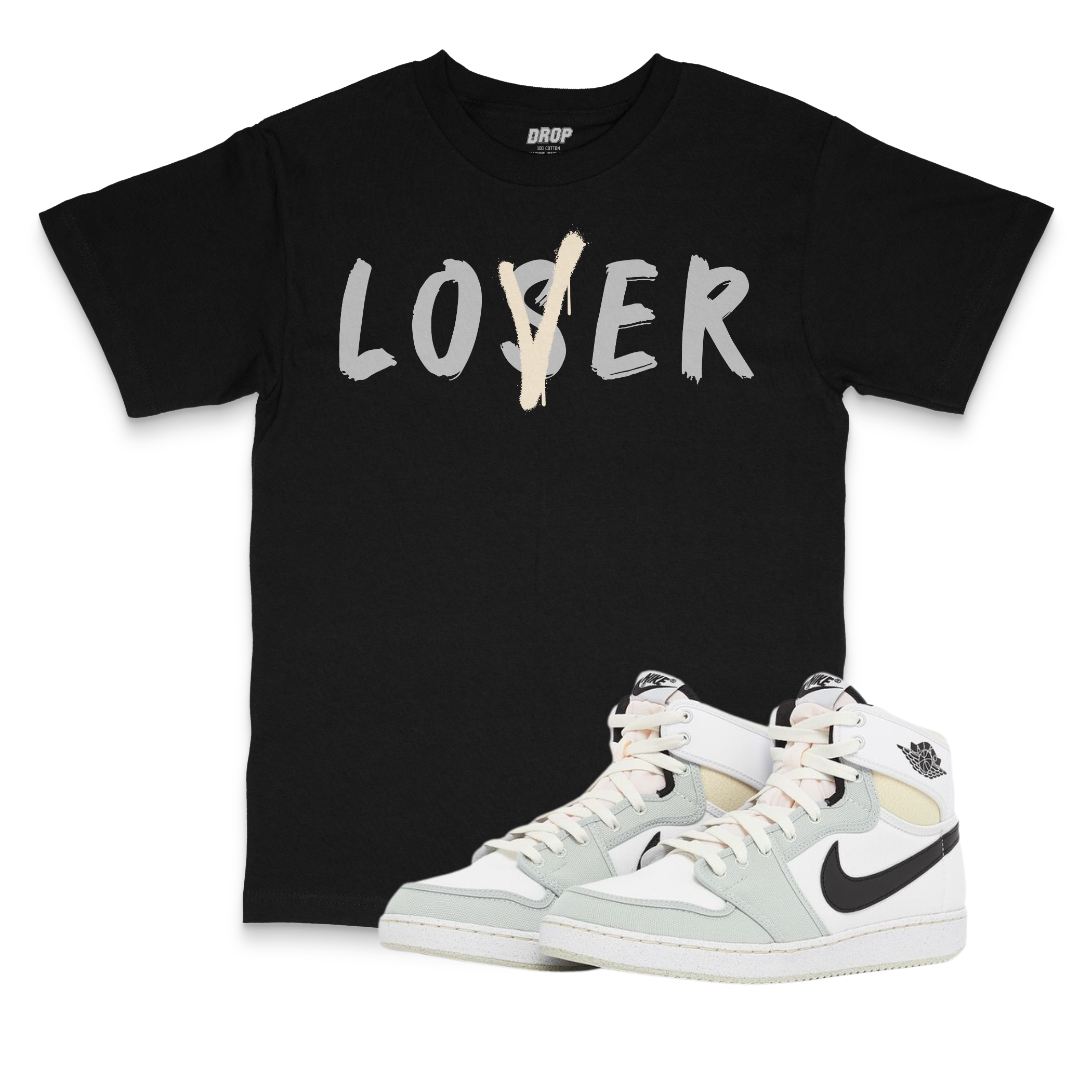 Air Jordan 1 KO Grey Fog I LoserLover T-Shirt Air Jordan 1 KO Grey Fog I LoserLover T-Shirt