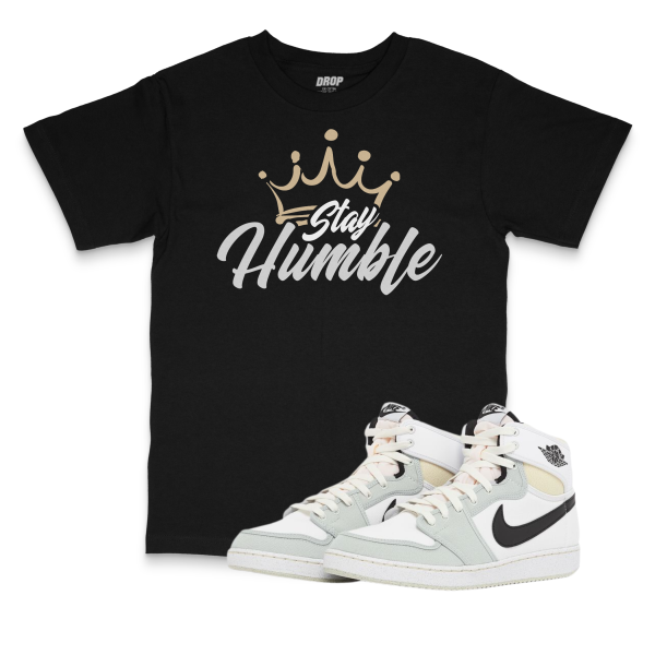 Air Jordan 1 KO Grey Fog I Stay Humble T-Shirt