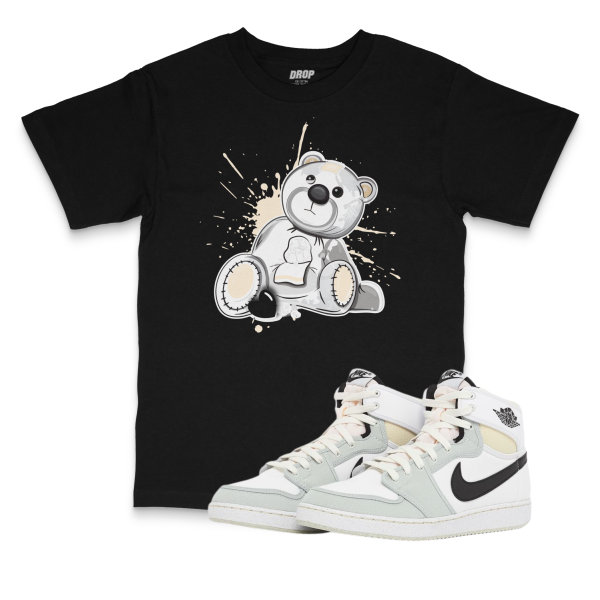 Air Jordan 1 KO Grey Fog l Bear T-Shirt