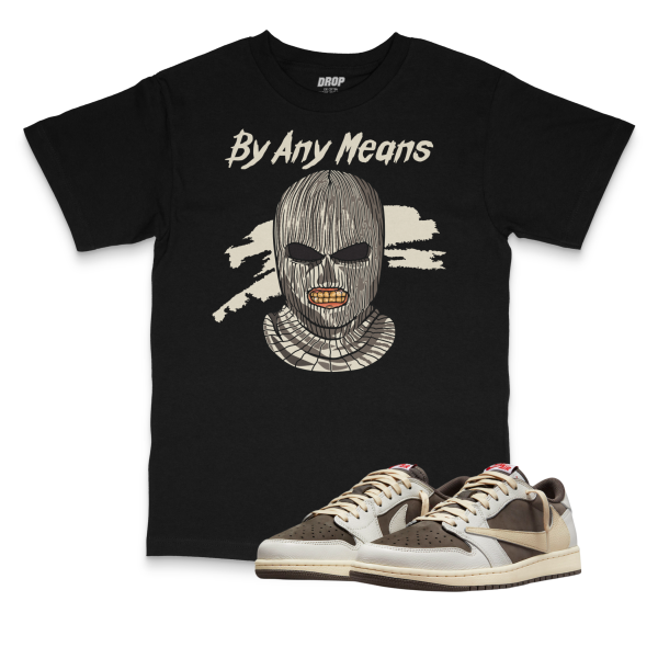 Air Jordan 1 Low Reverse Mocha I By Any Means Tee