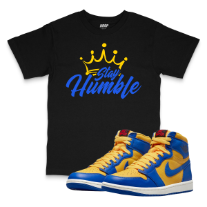Air Jordan 1 Reverse Laney I Stay Humble Sneaker Matching T-Shirt