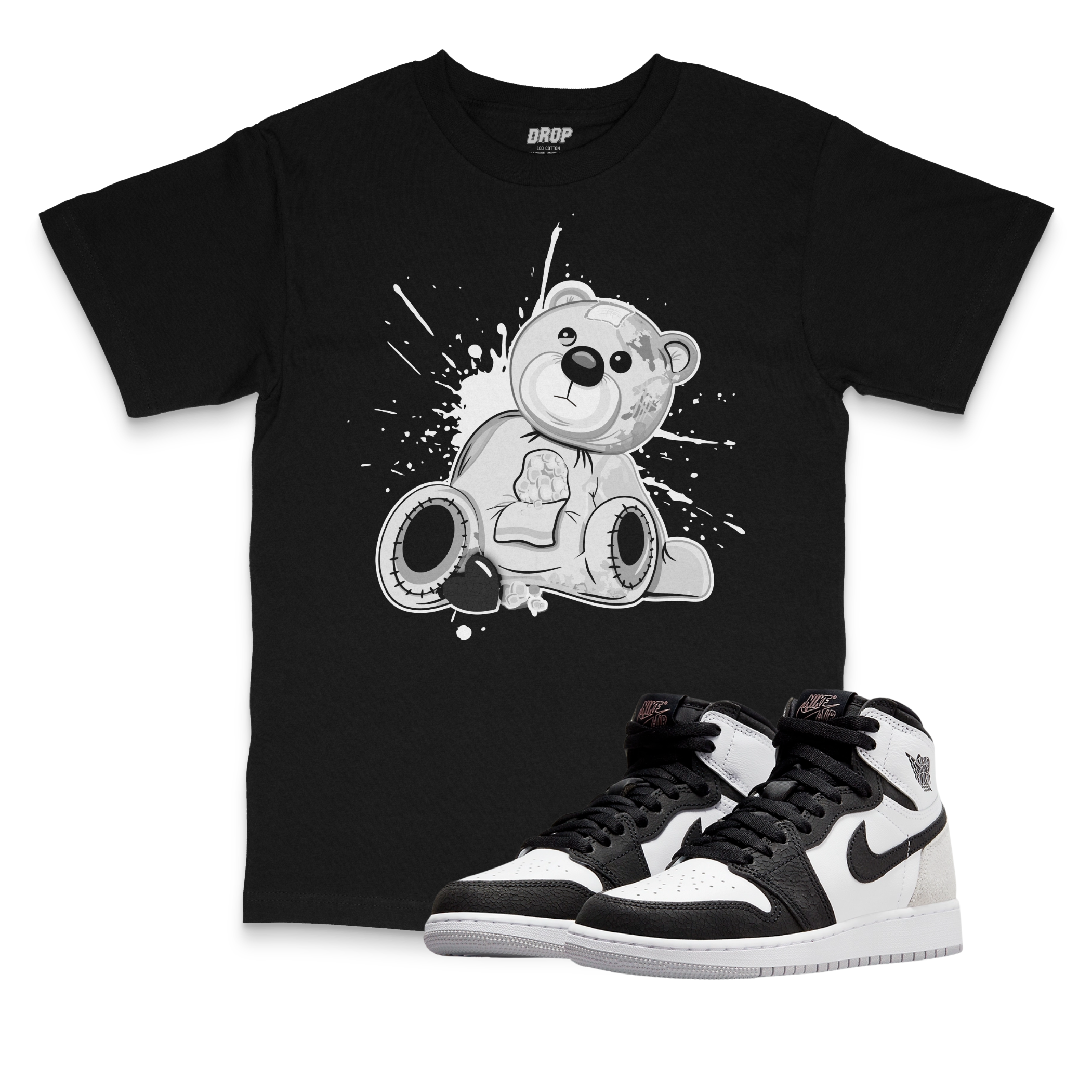 Air Jordan 1 Stage Haze l Bear Tee Air Jordan 1 Stage Haze l Bear Tee