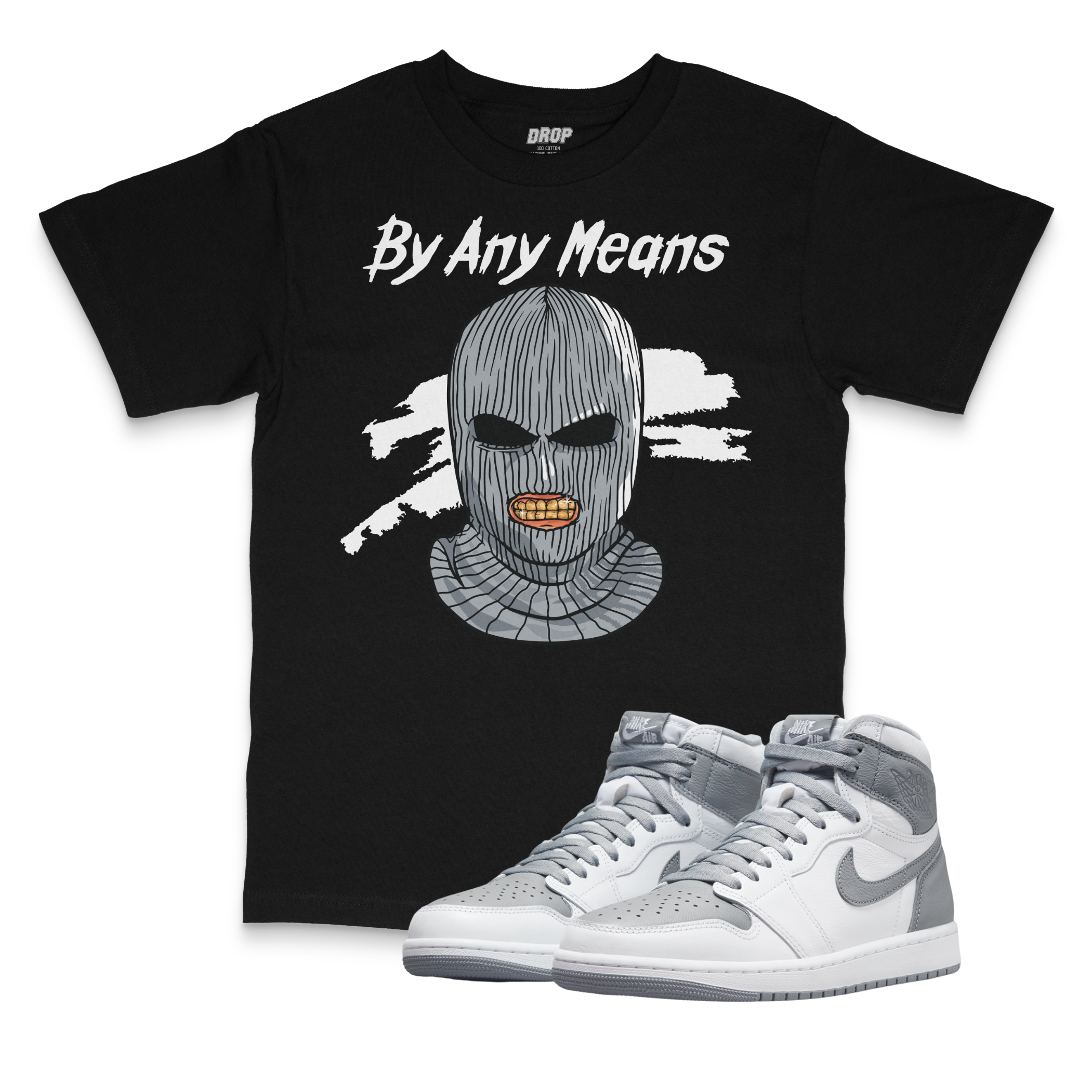 Air Jordan 1 Stealth I By Any Means T-Shirt Air Jordan 1 Stealth I By Any Means T-Shirt