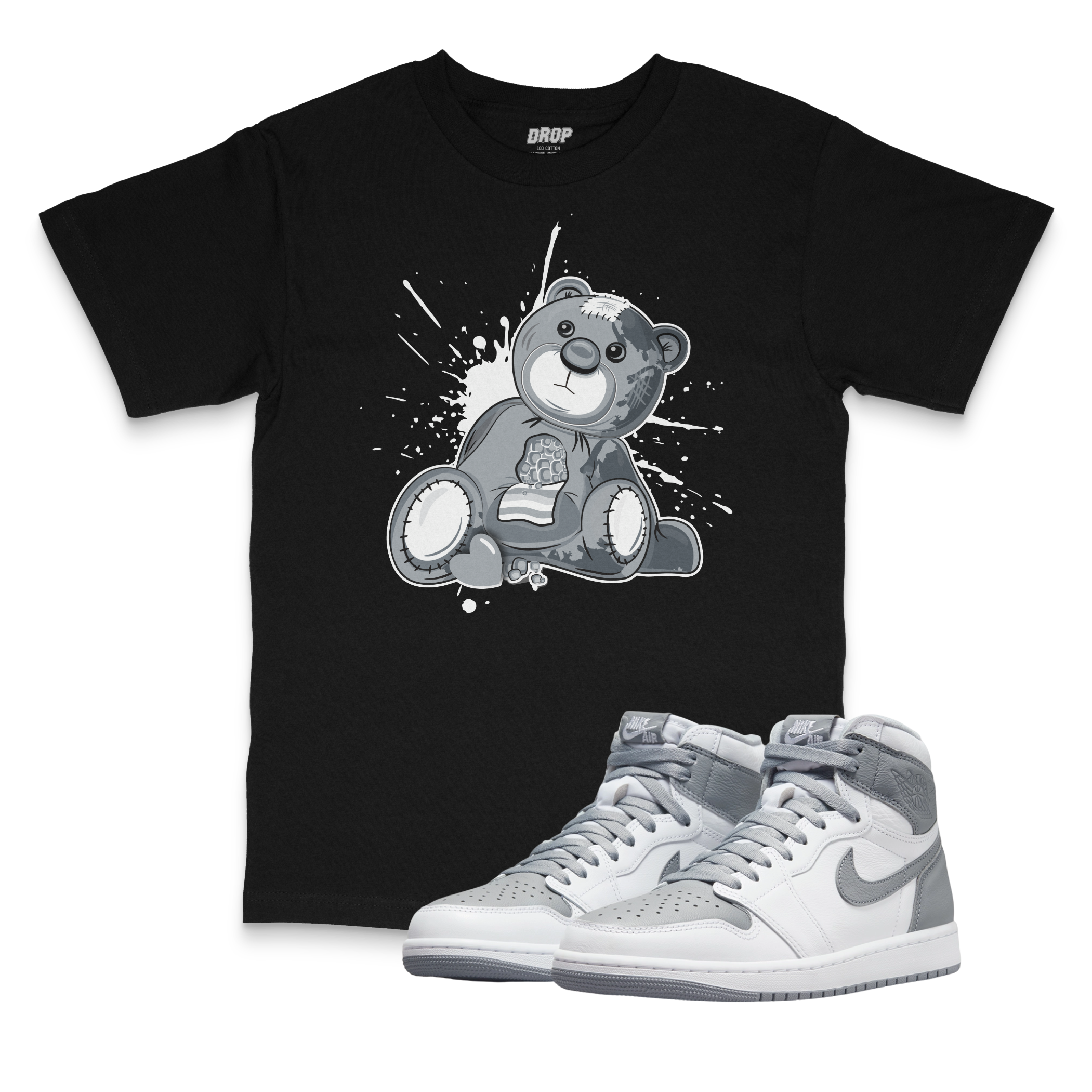 Air Jordan 1 Stealth l Bear T-Shirt Air Jordan 1 Stealth l Bear T-Shirt