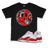 Air Jordan 11 Cherry I Smiley Face T-Shirt