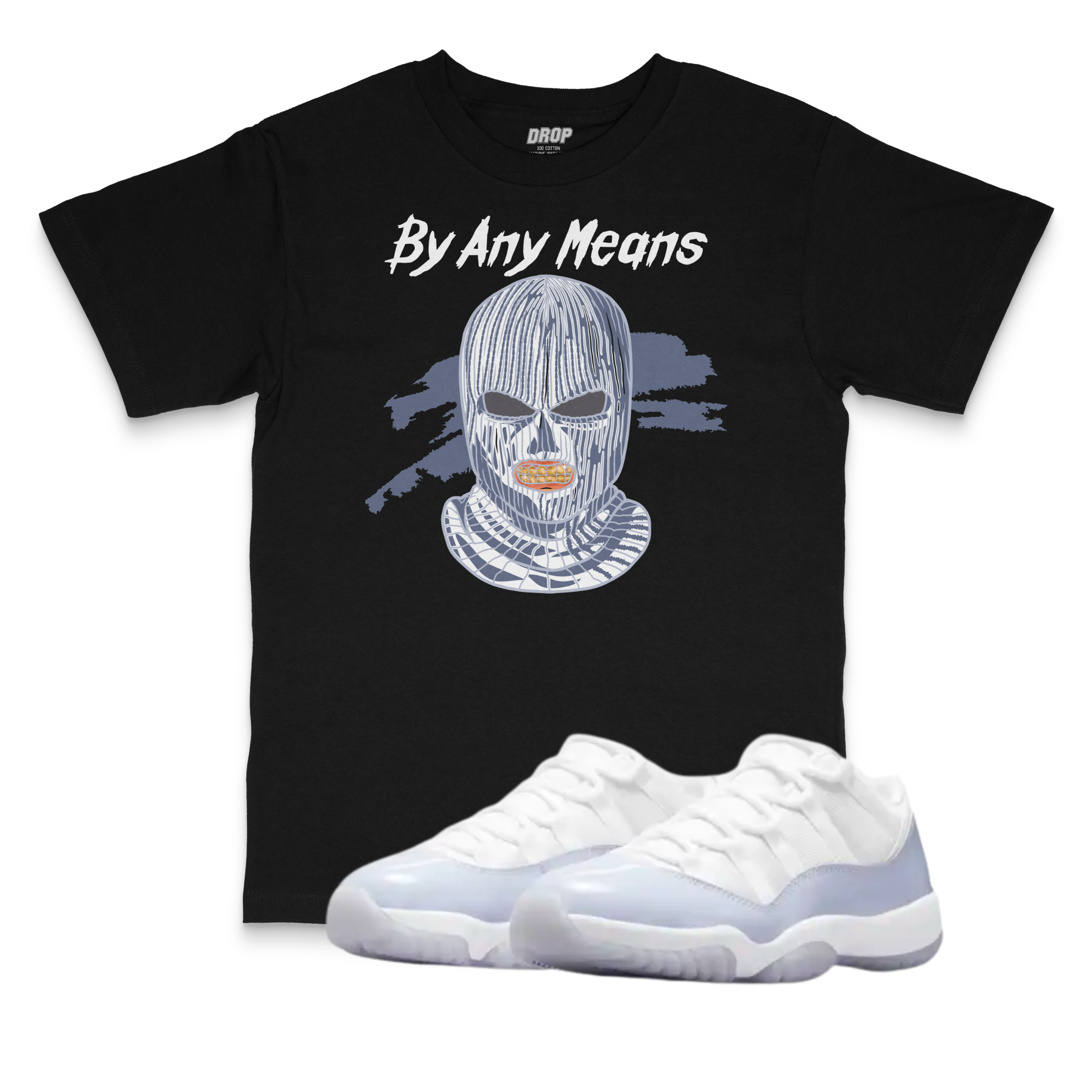 Air Jordan 11 Pure Violet I By Any Means Tee Air Jordan 11 Pure Violet I By Any Means Tee