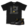 Air Jordan 12 Black Taxi I 12 T-Shirt