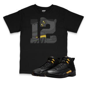 Air Jordan 12 Black Taxi I 12 T-Shirt