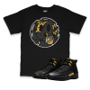 Air Jordan 12 Black Taxi I Smiley Face T-Shirt